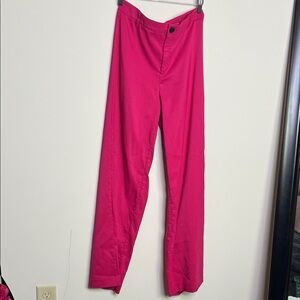 Zara Fuchsia High-Waisted Trousers